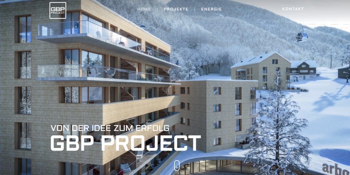 Neue Homepage - GBP PROJECT