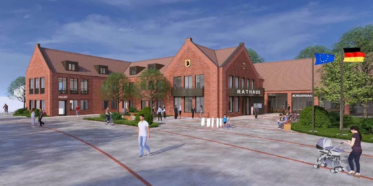 Rathaus-Cappeln Baustart in Cappeln
