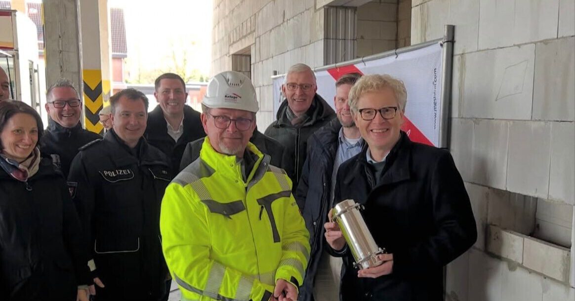 Grundsteinlegung Dorfgemeinschaftshaus Cappeln