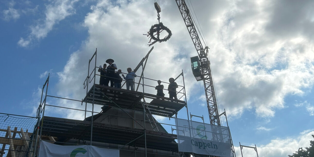 Richtfest Cappeln Rat- und Dorfgemeinschaftshaus